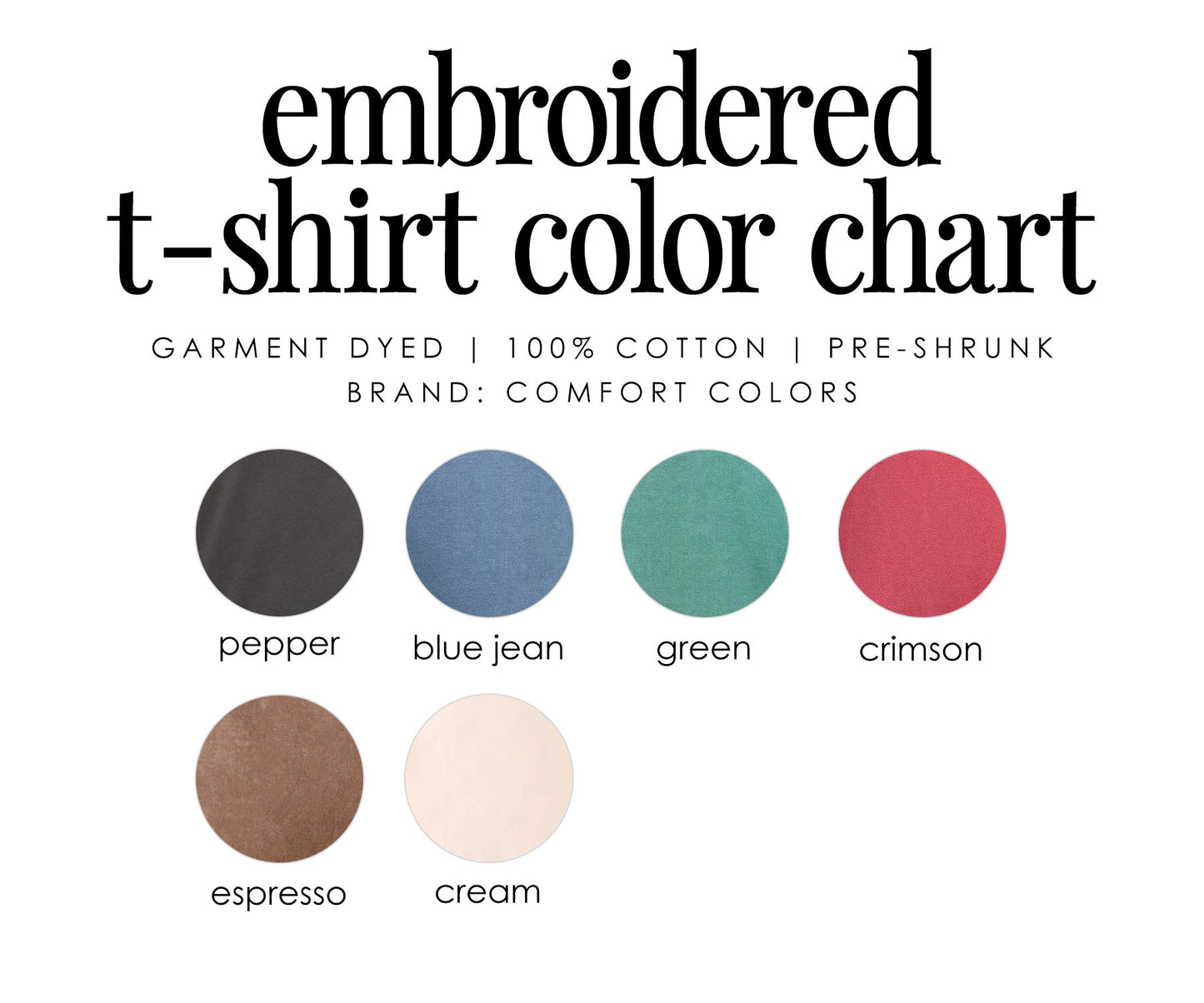 46940 | Embroidered Adult Tee | 30% Donated To LAF Park Project