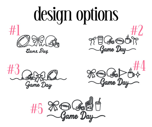 Game Day (Multiple Design Options!) | Embroidered T-Shirt