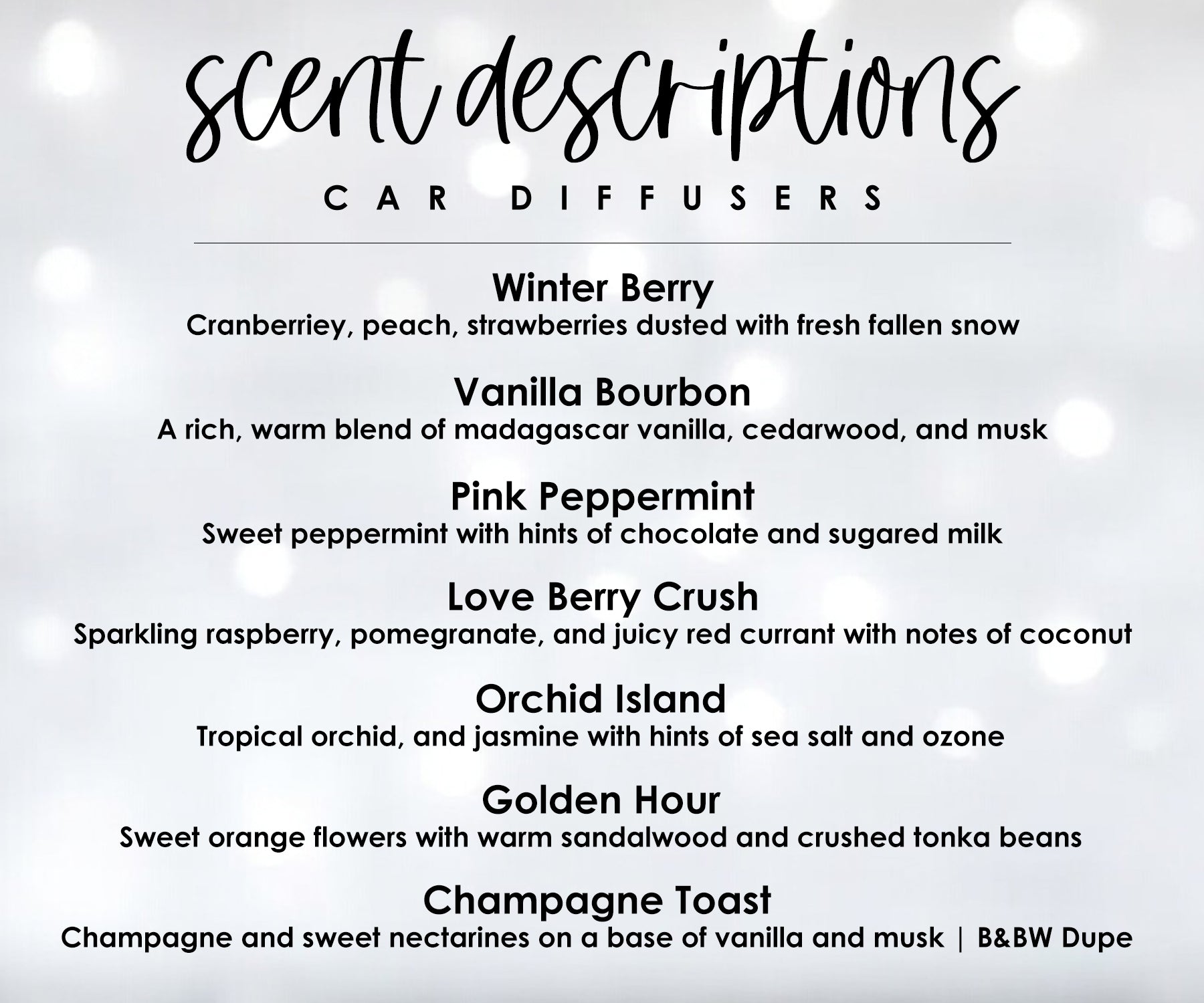 Car Diffusers