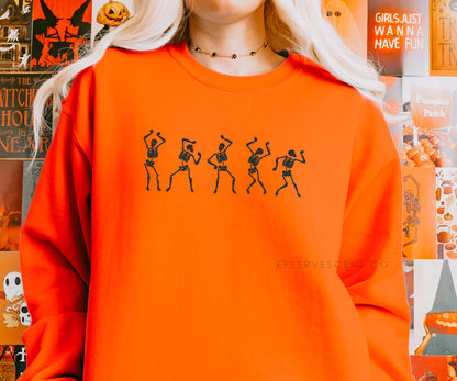 Dancing Skellies | Embroidered Pullover/Hoodie