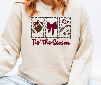 'Tis The Season (Football) | Embroidered Pullover/Hoodie