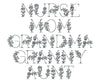 Garden Font [CUSTOM] | Embroidered Tee