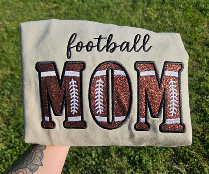 [Sports] Mom w/ Stitching | Embroidered Pullover/Hoodie
