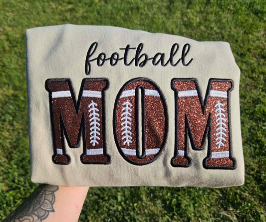 [Sports] Mom w/ Stitching | Embroidered Pullover/Hoodie