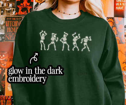 Dancing Skellies | Embroidered Pullover/Hoodie