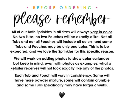 Bath Sprinkles | 12oz Tub