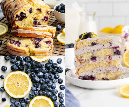 Lemon Blueberry Crumb Cake | Soy Candle