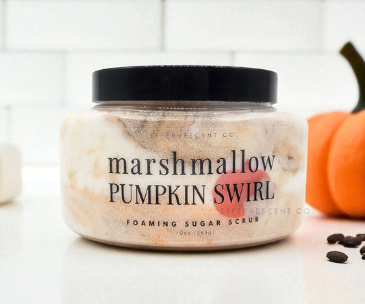 Marshmallow Pumpkin Swirl | Foaming Sugar Scrub