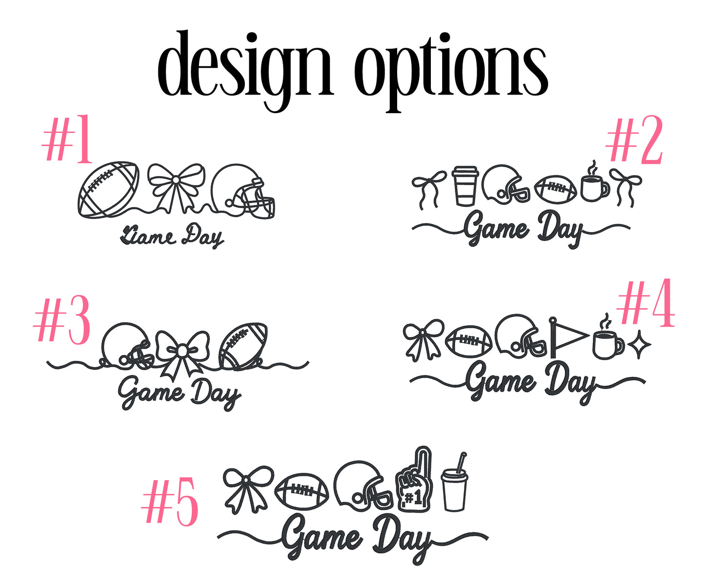 Game Day (Multiple Design Options!) | Embroidered T-Shirt