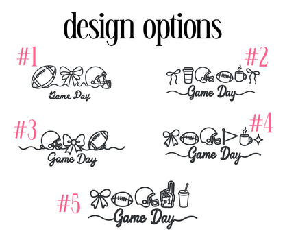 Game Day (Multiple Design Options!) | Embroidered T-Shirt