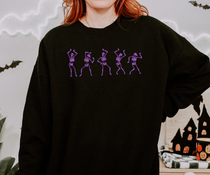 Dancing Skellies | Embroidered Pullover/Hoodie