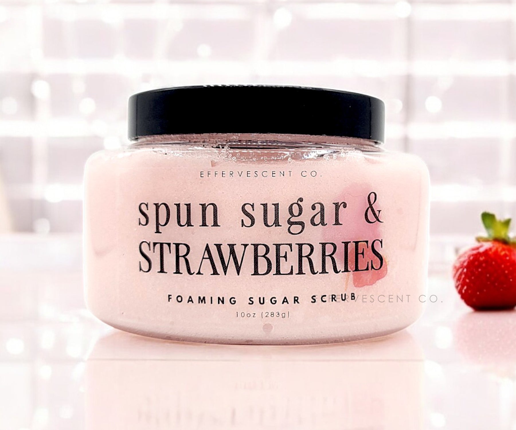 Spun Sugar & Strawberries | Foaming Sugar Scrub