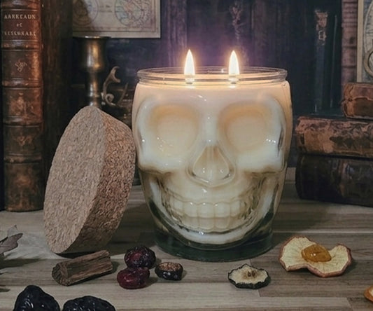 Twisted Pumpkin | Soy Candle | Limited Skull