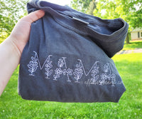 Garden Font [CUSTOM] | Embroidered Tee