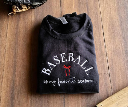 [Custom Sport] Is My Favorite Season | Embroidered Pullover/Hoodie